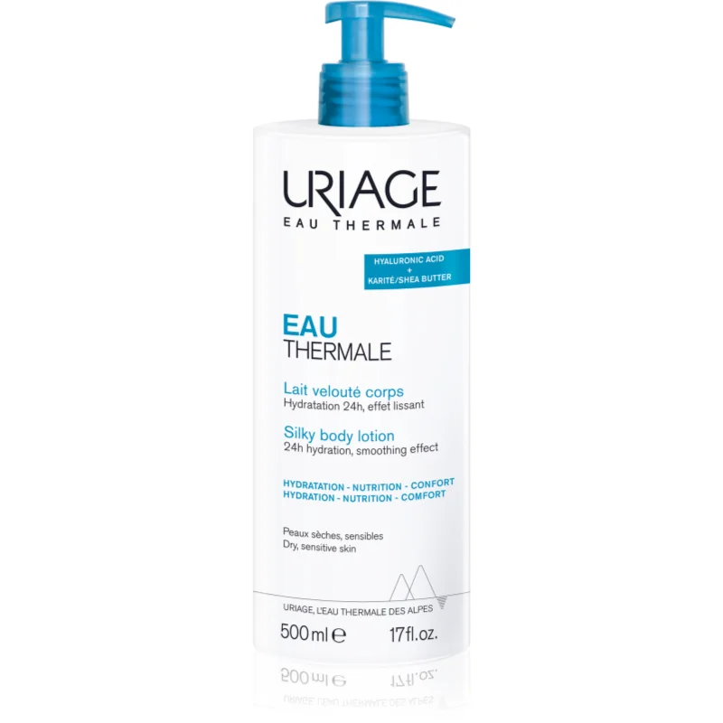 Uriage Eau Thermale Silky Body Lotion Lotiune de corp pentru catifelare pentru piele uscata si sensibila 500 ml