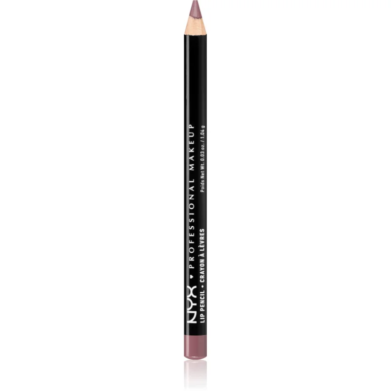 NYX Professional Makeup Slim Lip Pencil creion de buze cu trasare precisă culoare Pale Pink 1 g