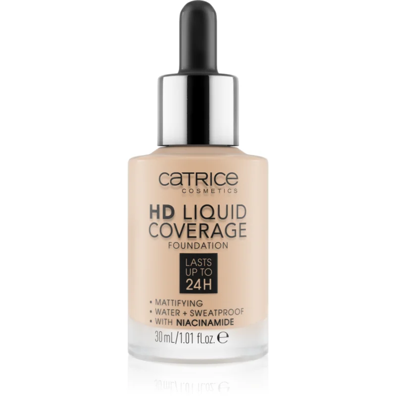 Catrice HD Liquid Coverage make up culoare 010 Light Beige 30 ml