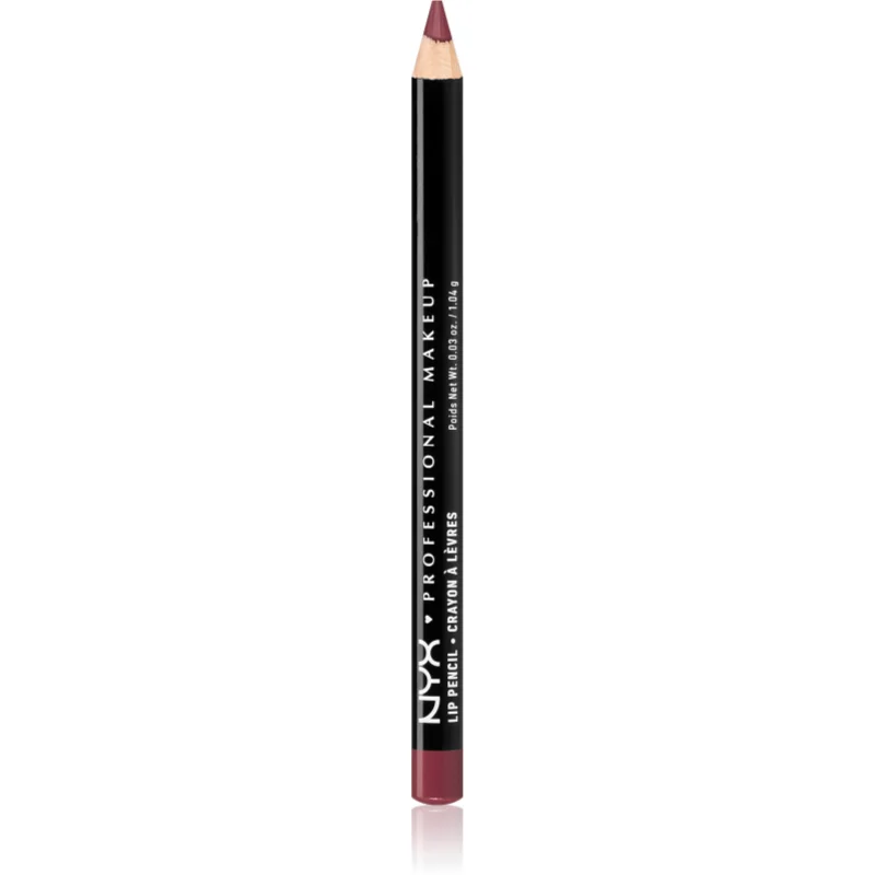 NYX Professional Makeup Slim Lip Pencil creion de buze cu trasare precisă culoare 803 Burgundy 1 g