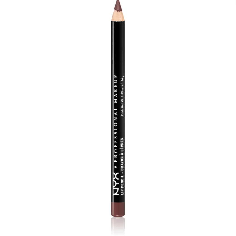 NYX Professional Makeup Slim Lip Pencil creion de buze cu trasare precisă culoare Nutmeg 1 g