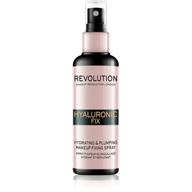 Revolution Hyaluronic Fix Hydrating & Plumping fixator make-up cu efect de hidratare 100 ml