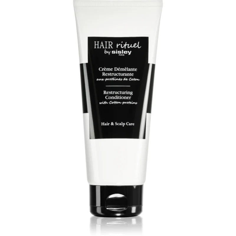 Hair Rituel by Sisley Restructuring Conditioner with Cotton proteins balsam cu efect de netezire împotriva părului fragil cu proteine 200 ml