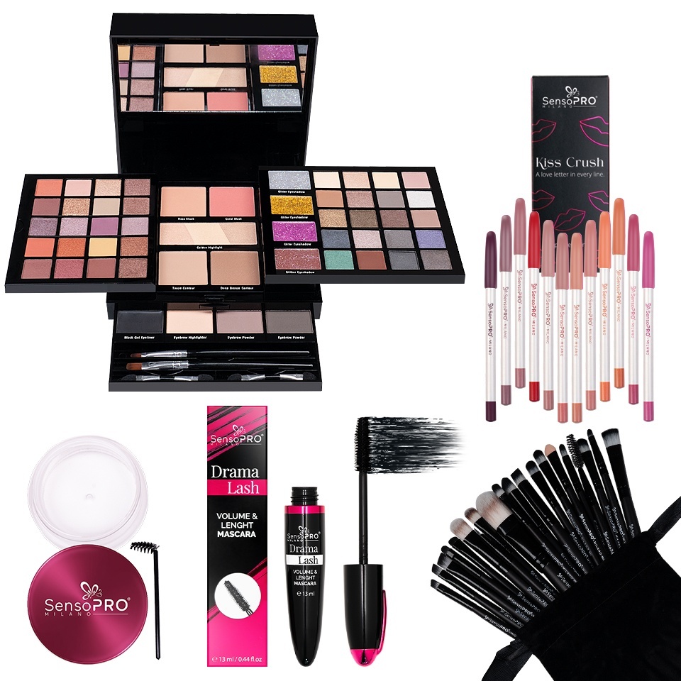 Set Machiaj Studio Glow SensoPRO Milano