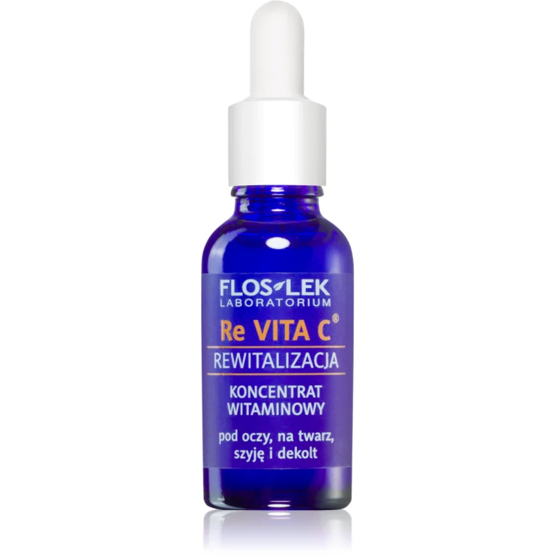 FlosLek Laboratorium Re Vita C Vitamina concentrata pentru zona ochilor, gatului si decolteului 30 ml