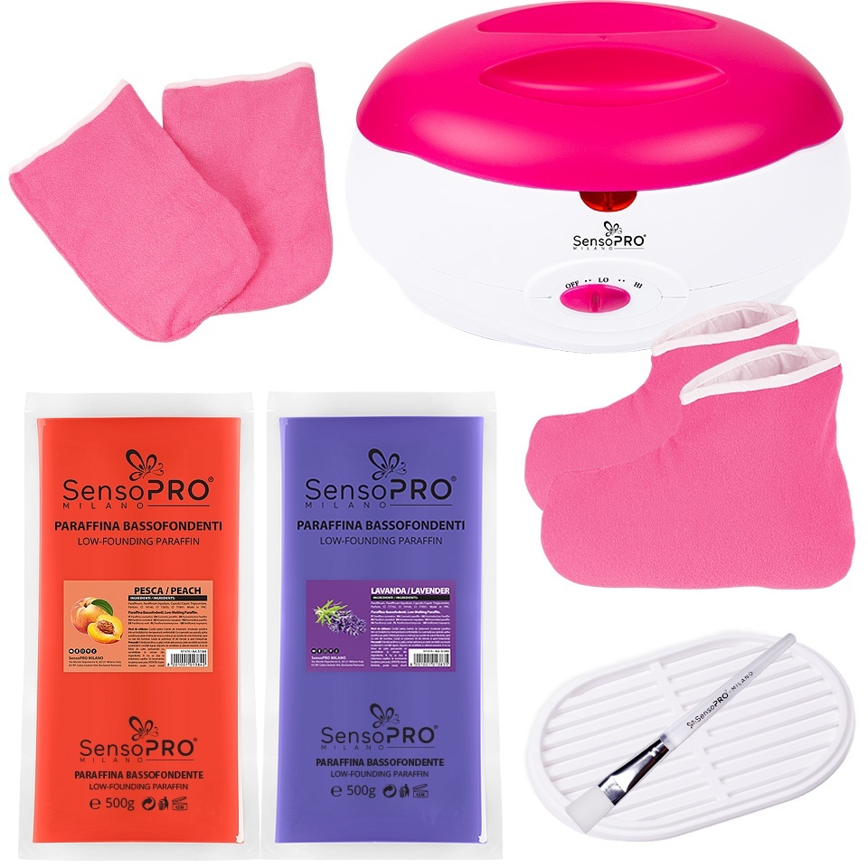 Kit Parafina - incalzitor parafina SensoPRO Milano + accesorii + CADOU