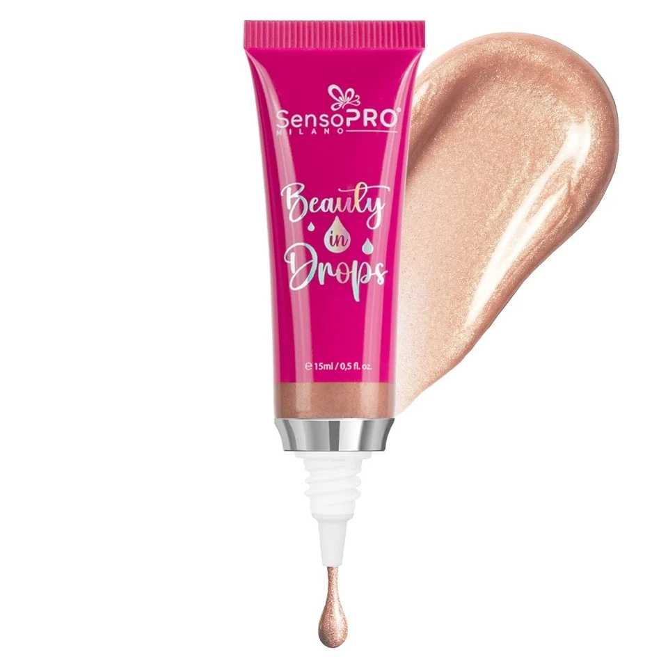 Iluminator lichid Beauty in drops SensoPRO Milano, Champagne