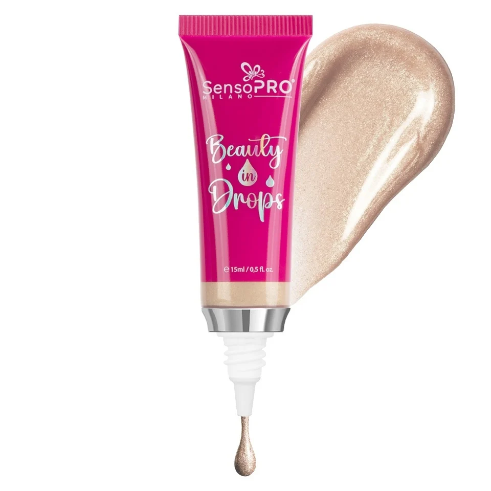 Iluminator lichid Beauty in drops SensoPRO Milano, Pearl