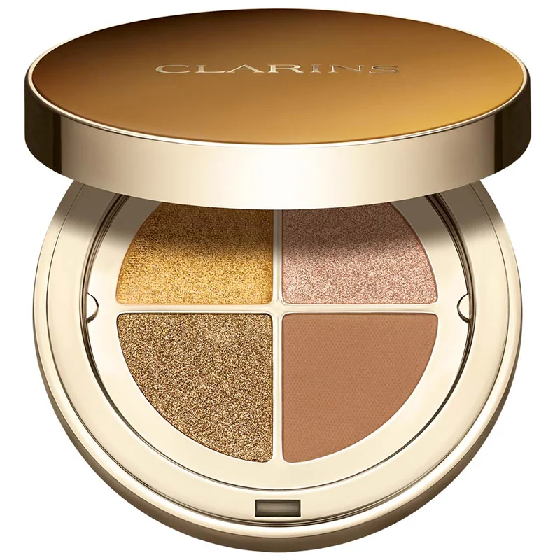 Clarins Ombre 4 Colour Eye Palette paletă cu farduri de ochi pentru un efect de lunga durata culoare 07 Bronze Gradation 4.2 g
