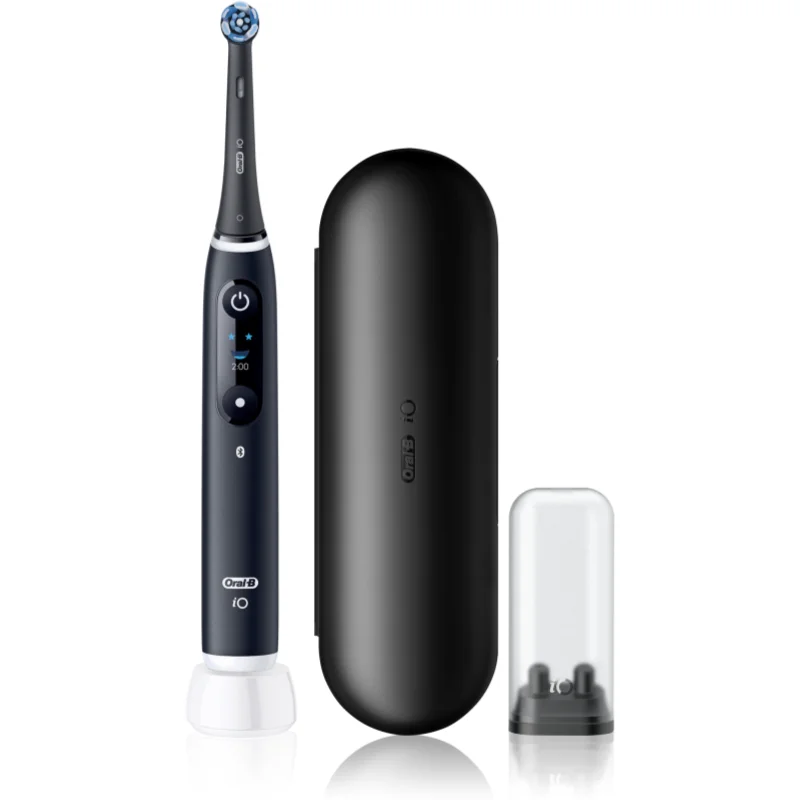 Oral-B iO6 periuta de dinti electrica cu sac Black Onyx