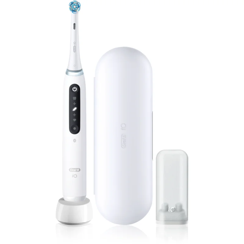 Oral-B iO5 periuta de dinti electrica cu sac Quite White 1 buc