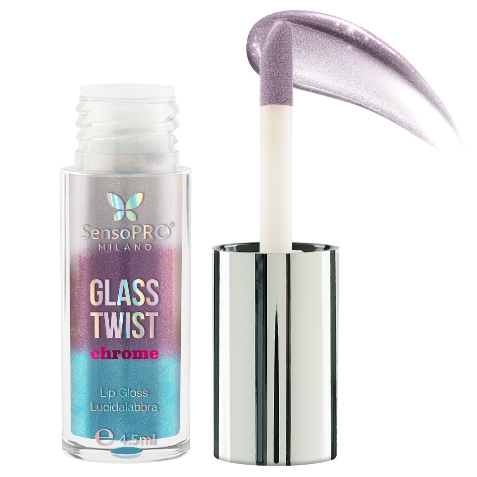 Luciu de buze Glass Twist Chrome SensoPRO Milano, Midnight