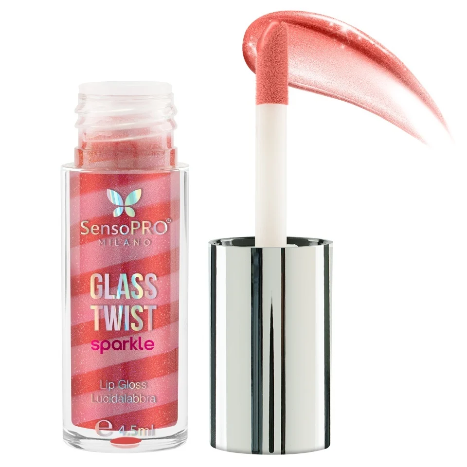 Luciu de buze Glass Twist Sparkle SensoPRO Milano, Glitter Party