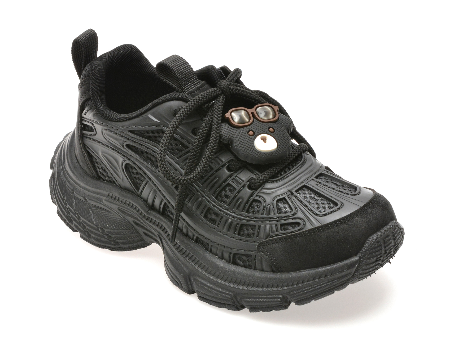 Pantofi sport SELECTION KIDS negri, 2585, din material textil