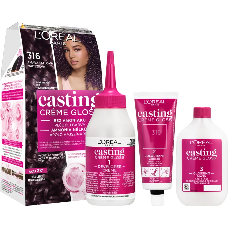 L’Oréal Paris Casting Creme Gloss culoare par culoare 316 Plum 1 buc