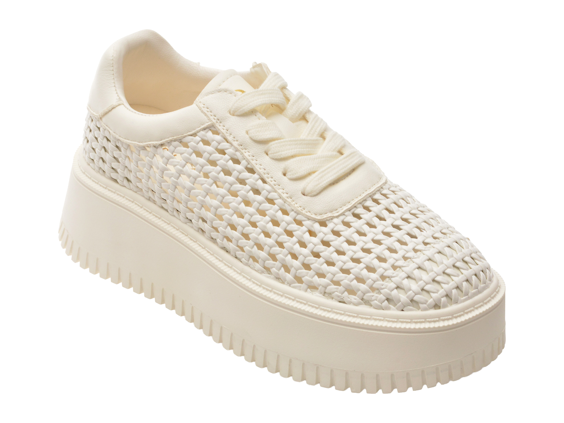 Pantofi sport EPICA albi, 5362, din piele ecologica