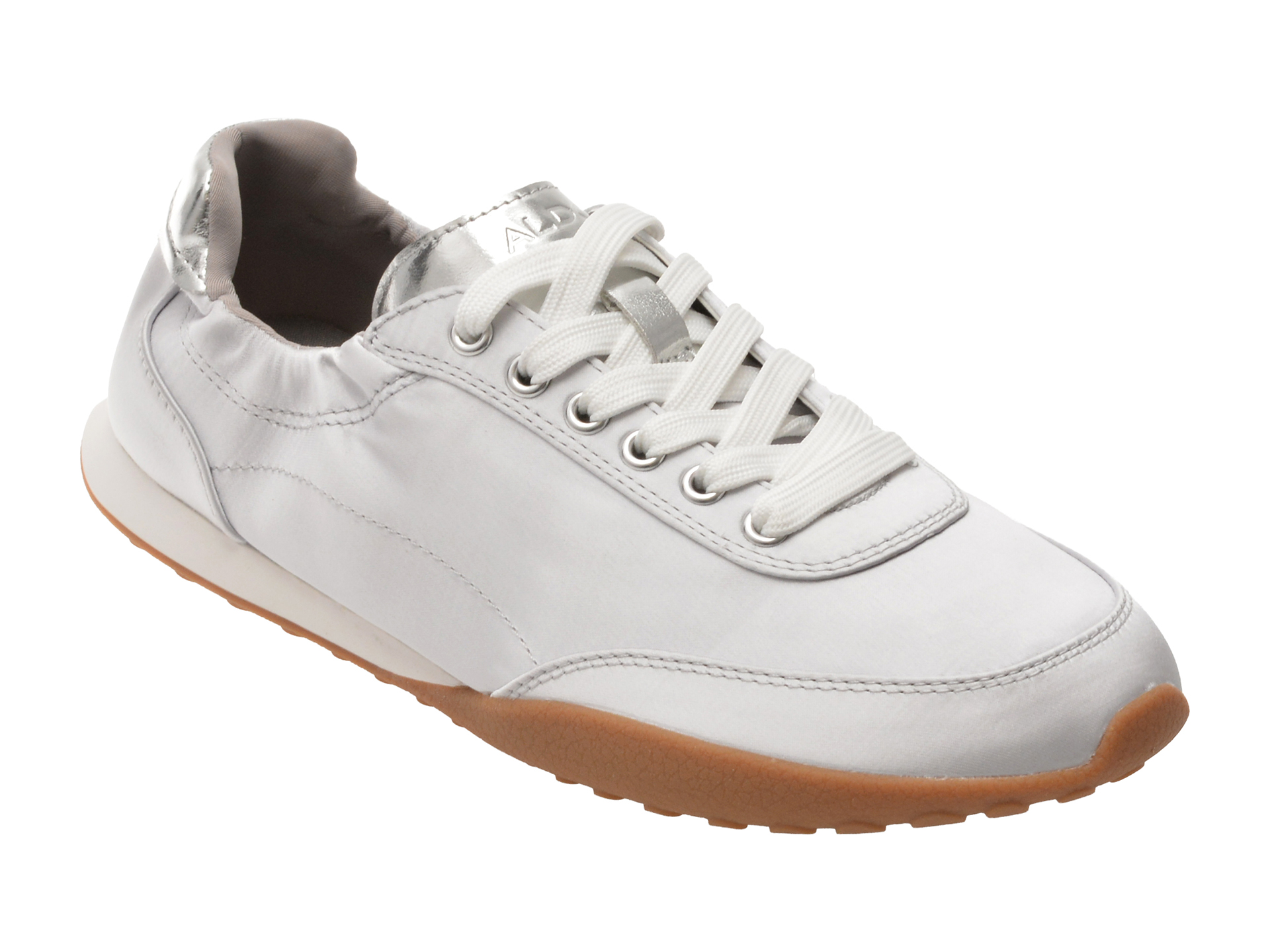 Pantofi sport ALDO argintii, BALLETSNKR 040, din material textil