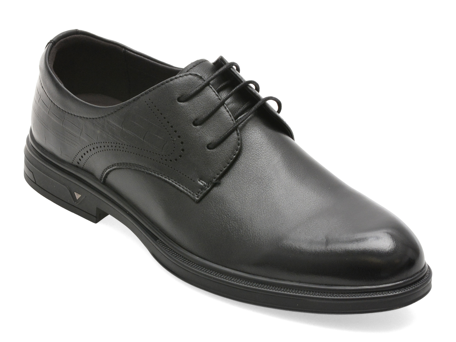 Pantofi eleganti EPICA negri, 55093, din piele naturala