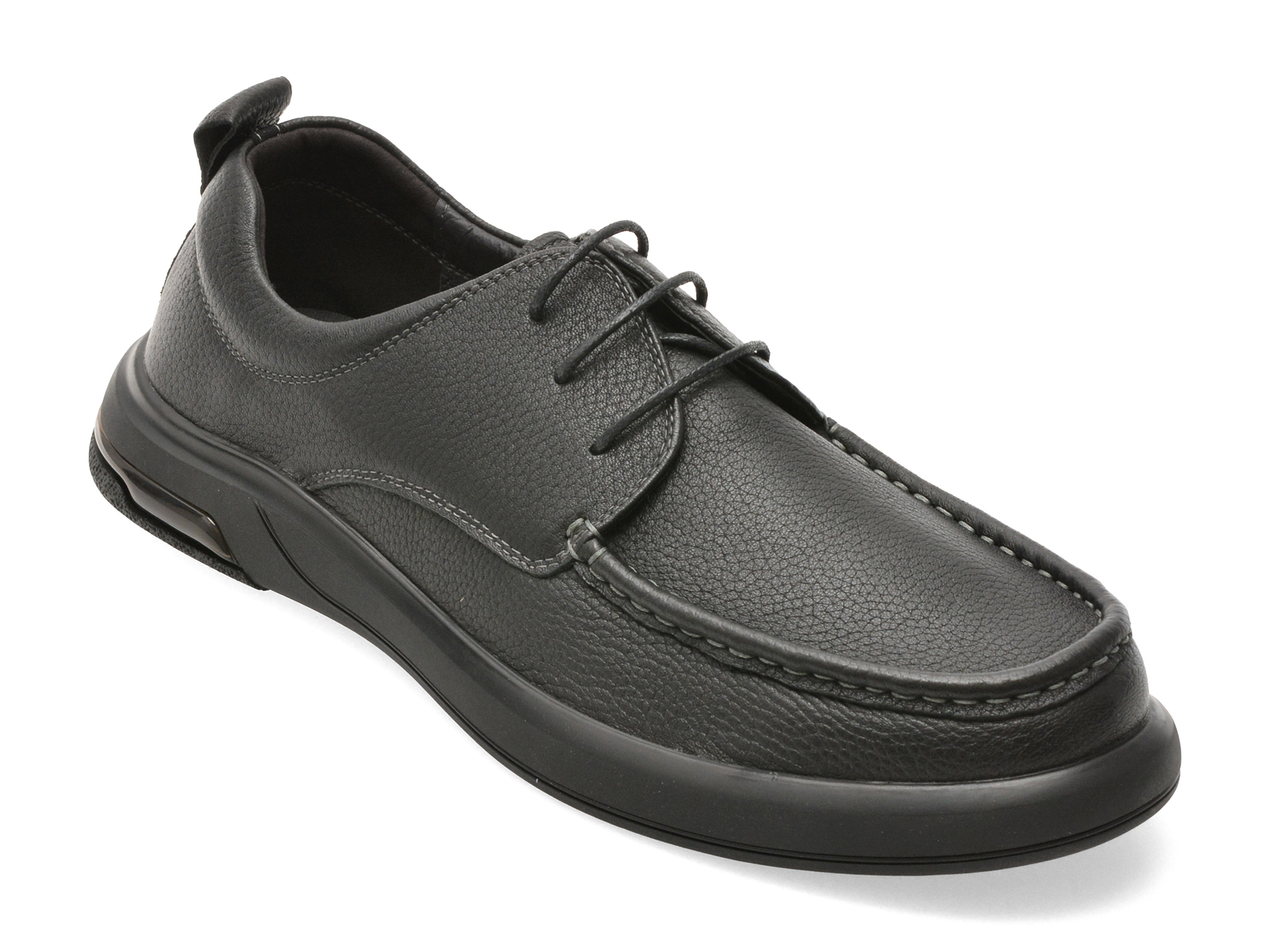 Pantofi OTTER negri, 97791, din piele naturala