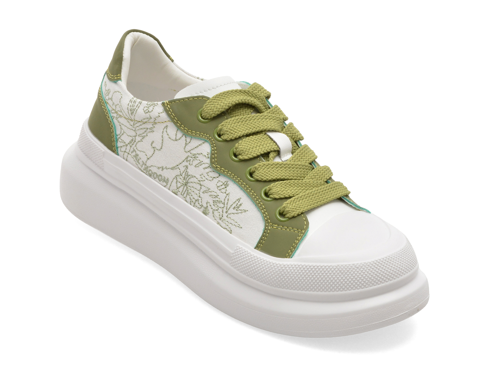 Pantofi sport PASS COLLECTION albi, SL60008, din material textil