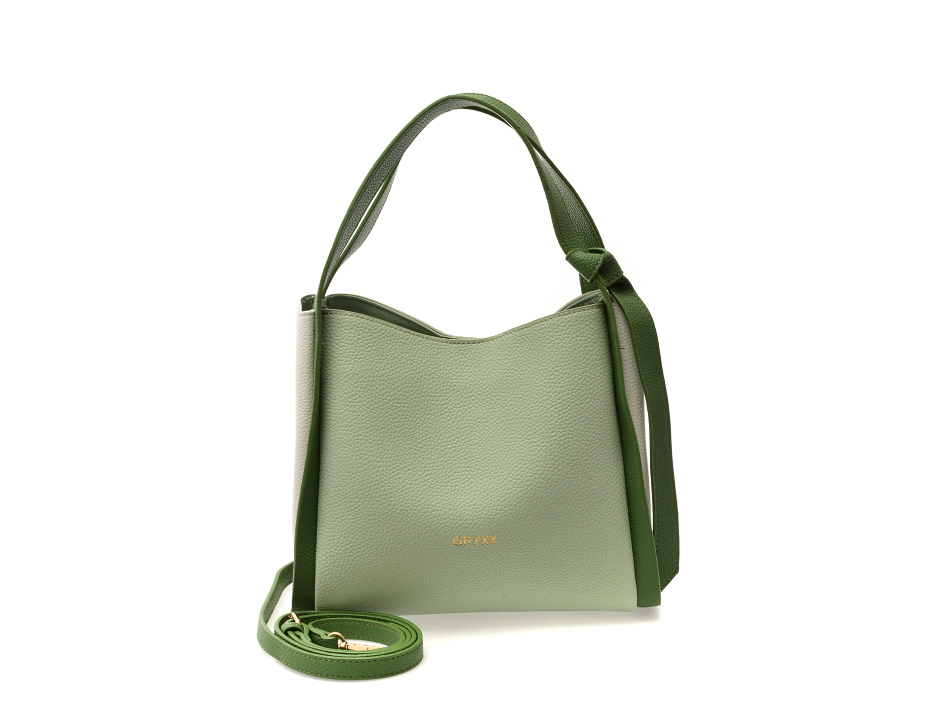 Geanta GRYXX verde, 6630, din piele ecologica