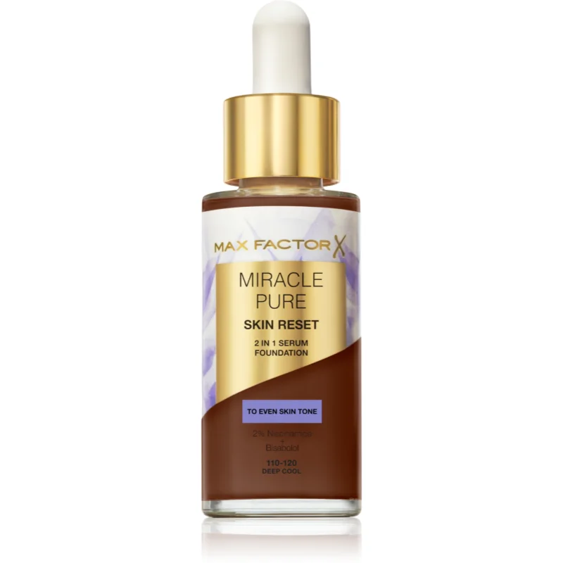 Max Factor Miracle Pure Skin Reset machiaj de îngrijire culoare 110-120 Deep Cool 30 ml