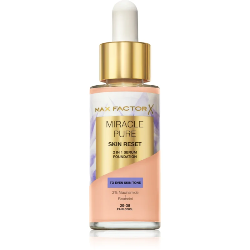 Max Factor Miracle Pure Skin Reset machiaj de îngrijire culoare 20-35 Fair Cool 30 ml