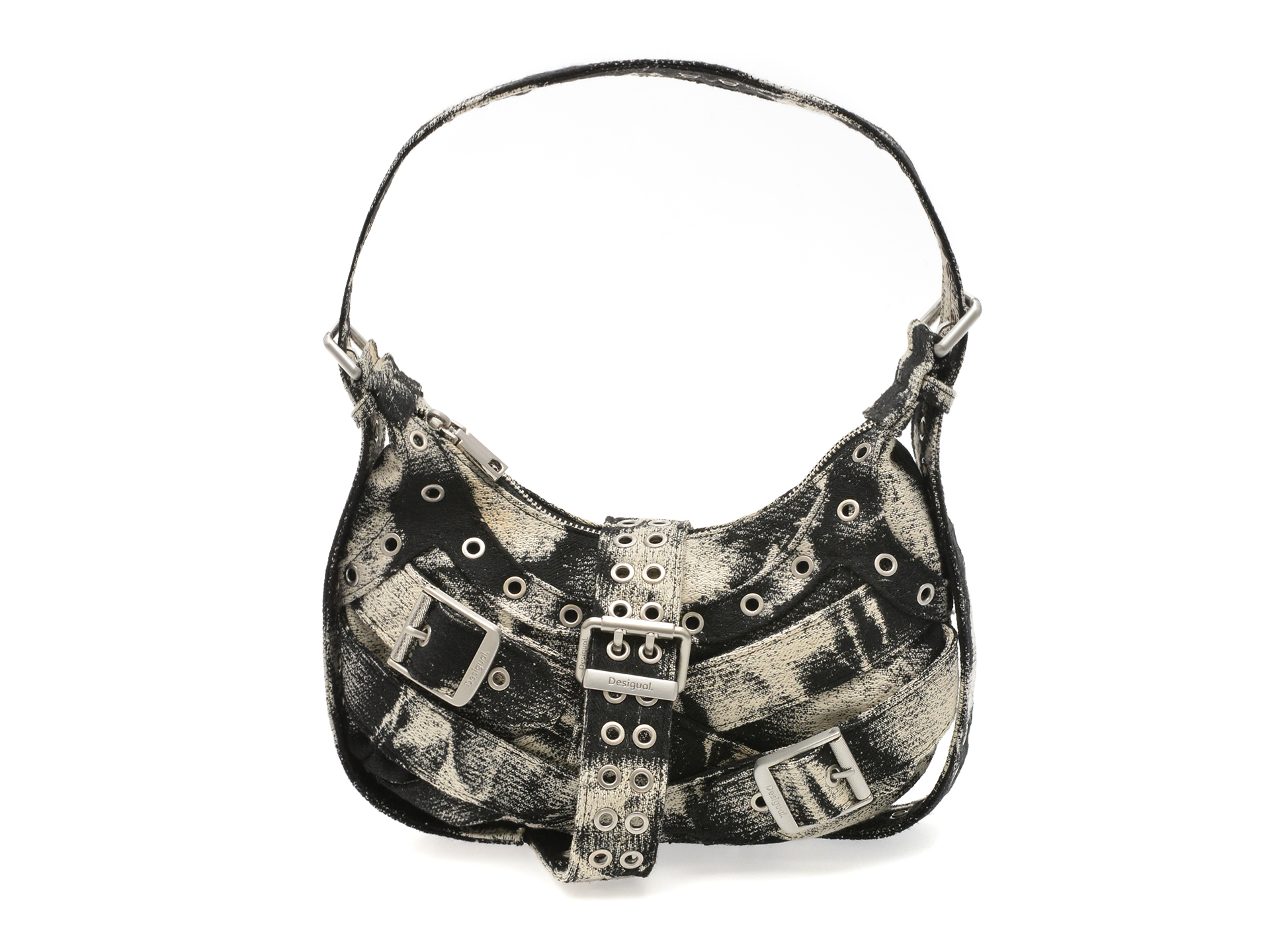 Geanta DESIGUAL neagra, SAXA19, din material textil