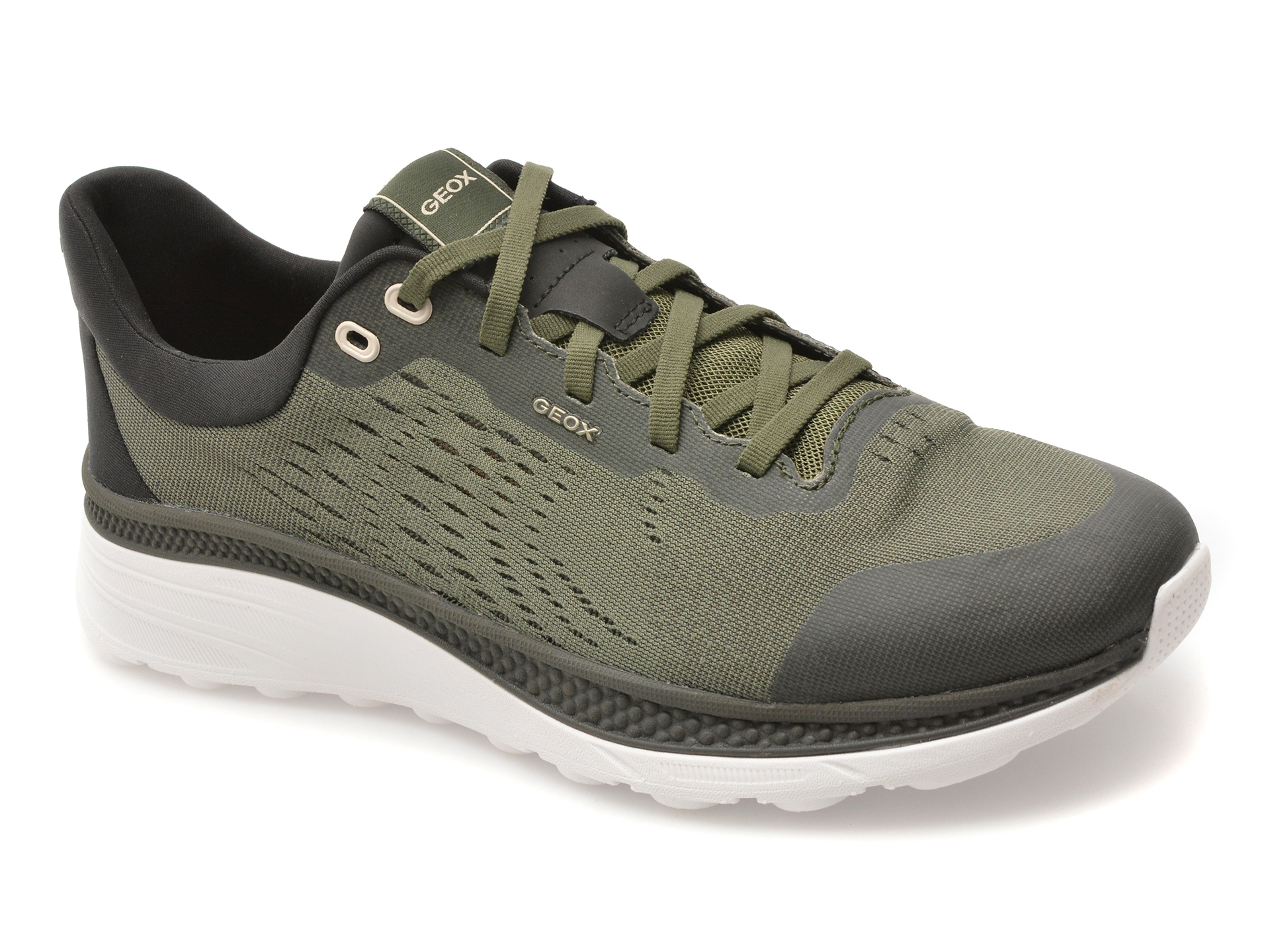 Pantofi sport GEOX kaki, U65HUB, din material textil