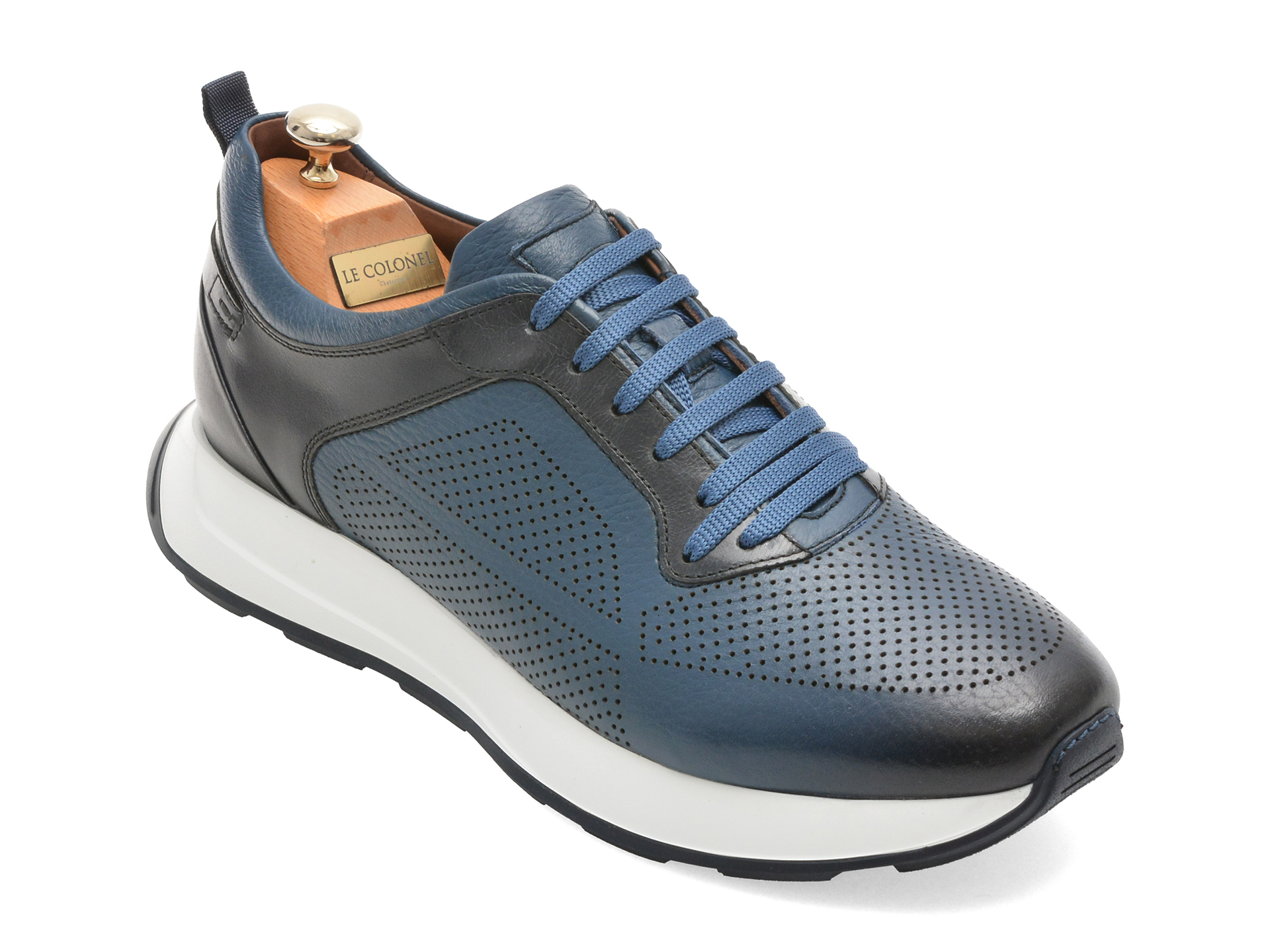 Pantofi sport LE COLONEL albastri, 73526, din piele naturala