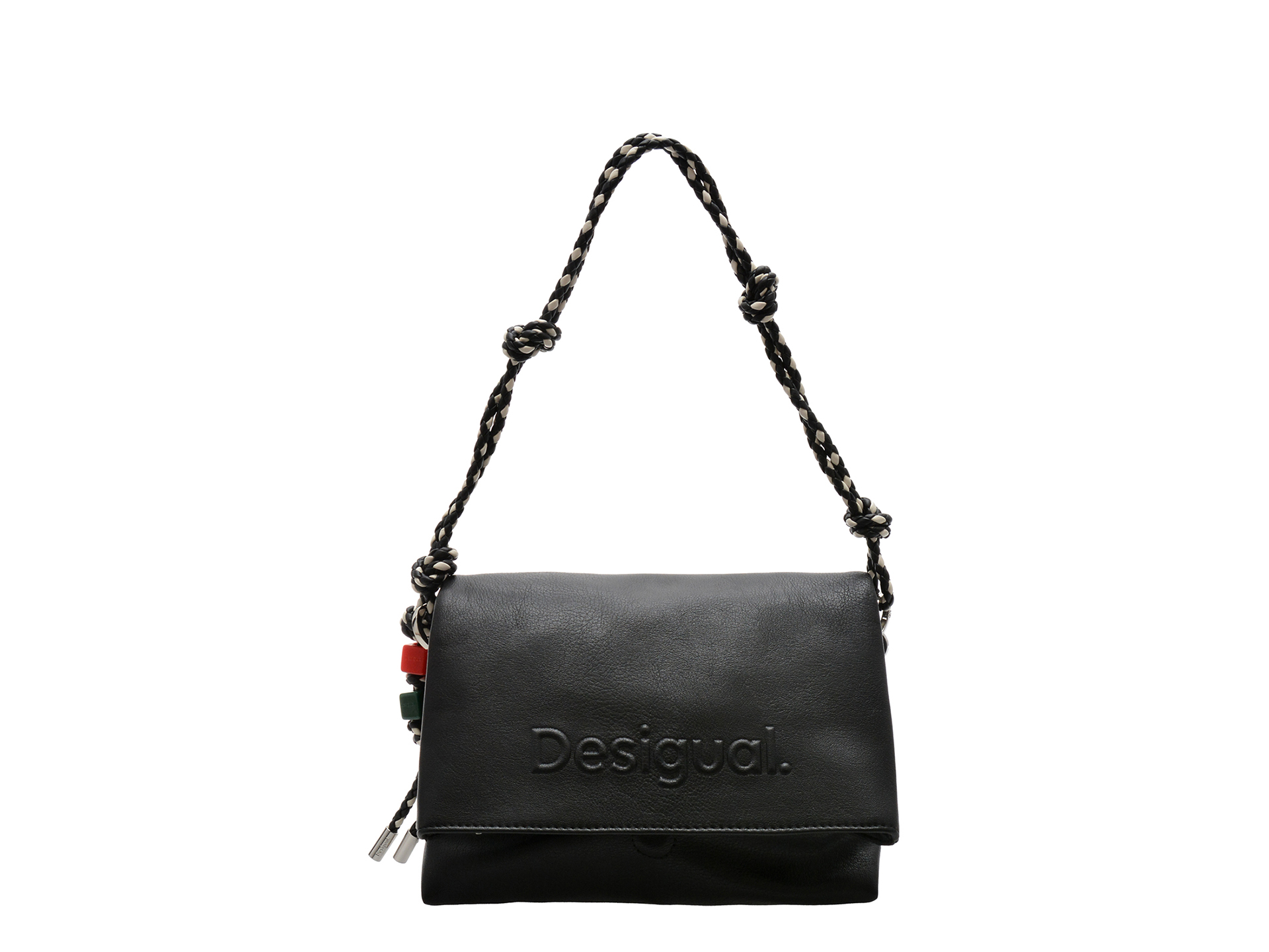 Geanta DESIGUAL neagra, SAXP61, din piele ecologica