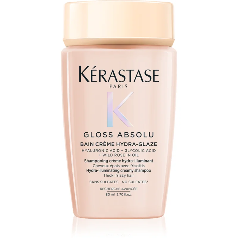 Kérastase Gloss Absolu Créme Bain Hydra-Glaze șampon de baie pentru un par stralucitor si catifelat 80 ml