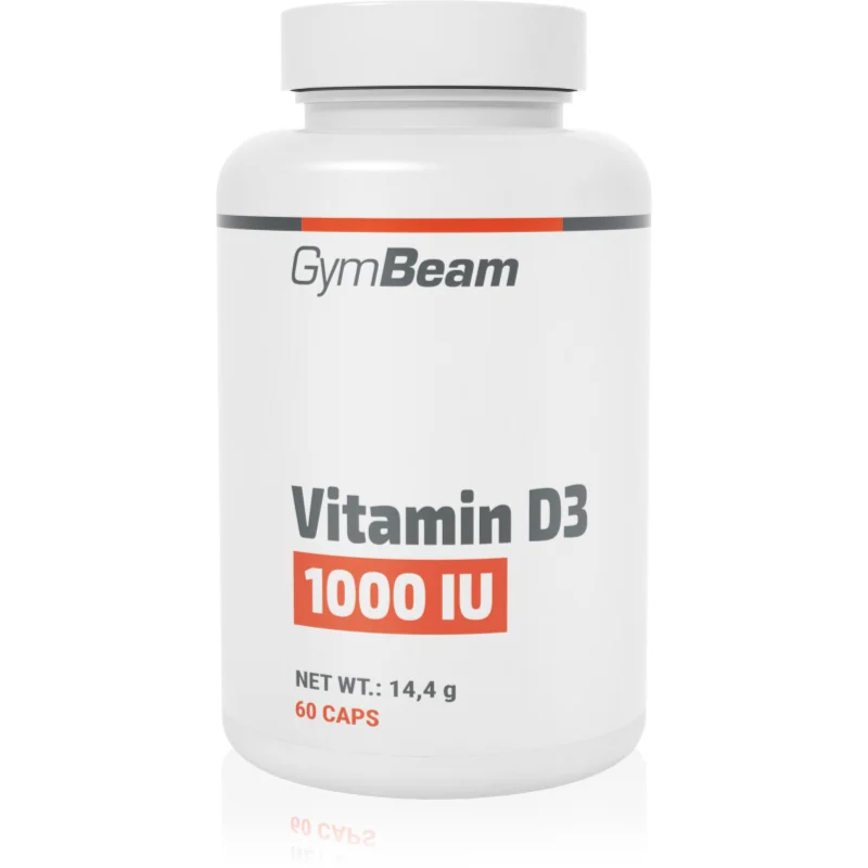 GymBeam Vitamin D3 1000 IU capsule cu vitamina D 14.4 g