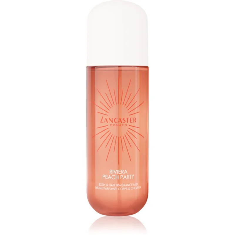 Lancaster Eau de Lancaster Hair & Body Mist brumă parfumată pentru față, corp și păr parfum Peach Party 236 ml