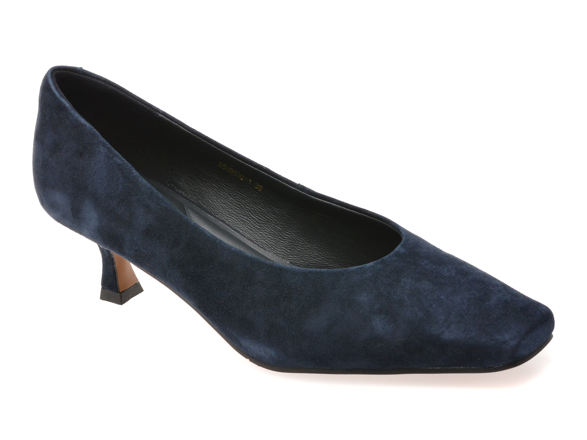 Pantofi eleganti EPICA bleumarin, 3630, din piele intoarsa