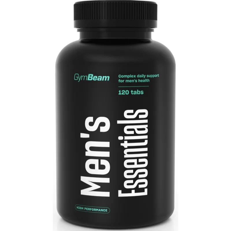 GymBeam Men's Essentials complex multivitaminic pentru barbati 120 tbl