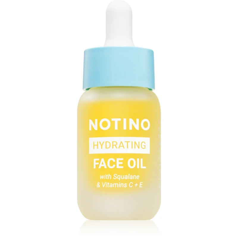 Notino Hydrating Face Oil with Squalane & Vitamins C + E ulei pentru strălucire cu vitamina C 15 ml