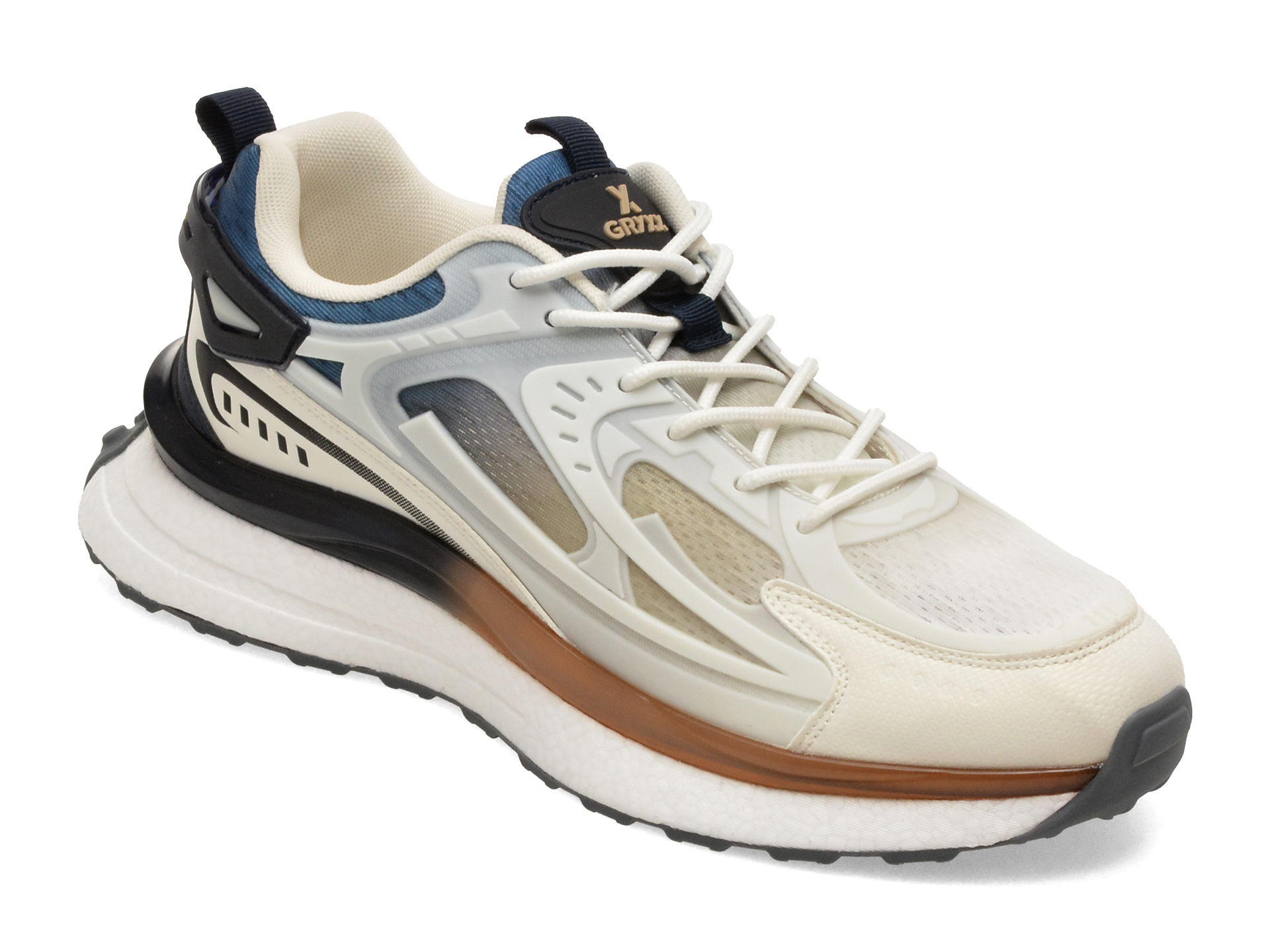 Pantofi sport GRYXX albi, 33398, din material textil