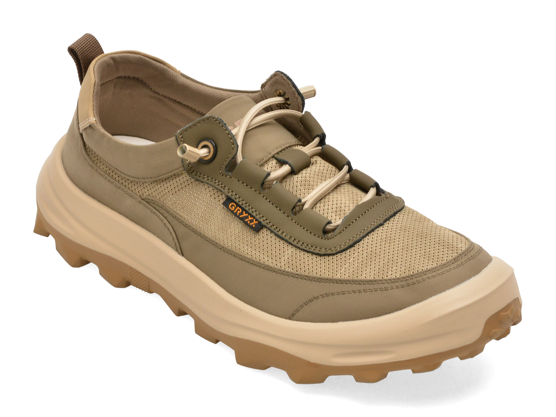 Pantofi sport GRYXX kaki, 19317, din material textil