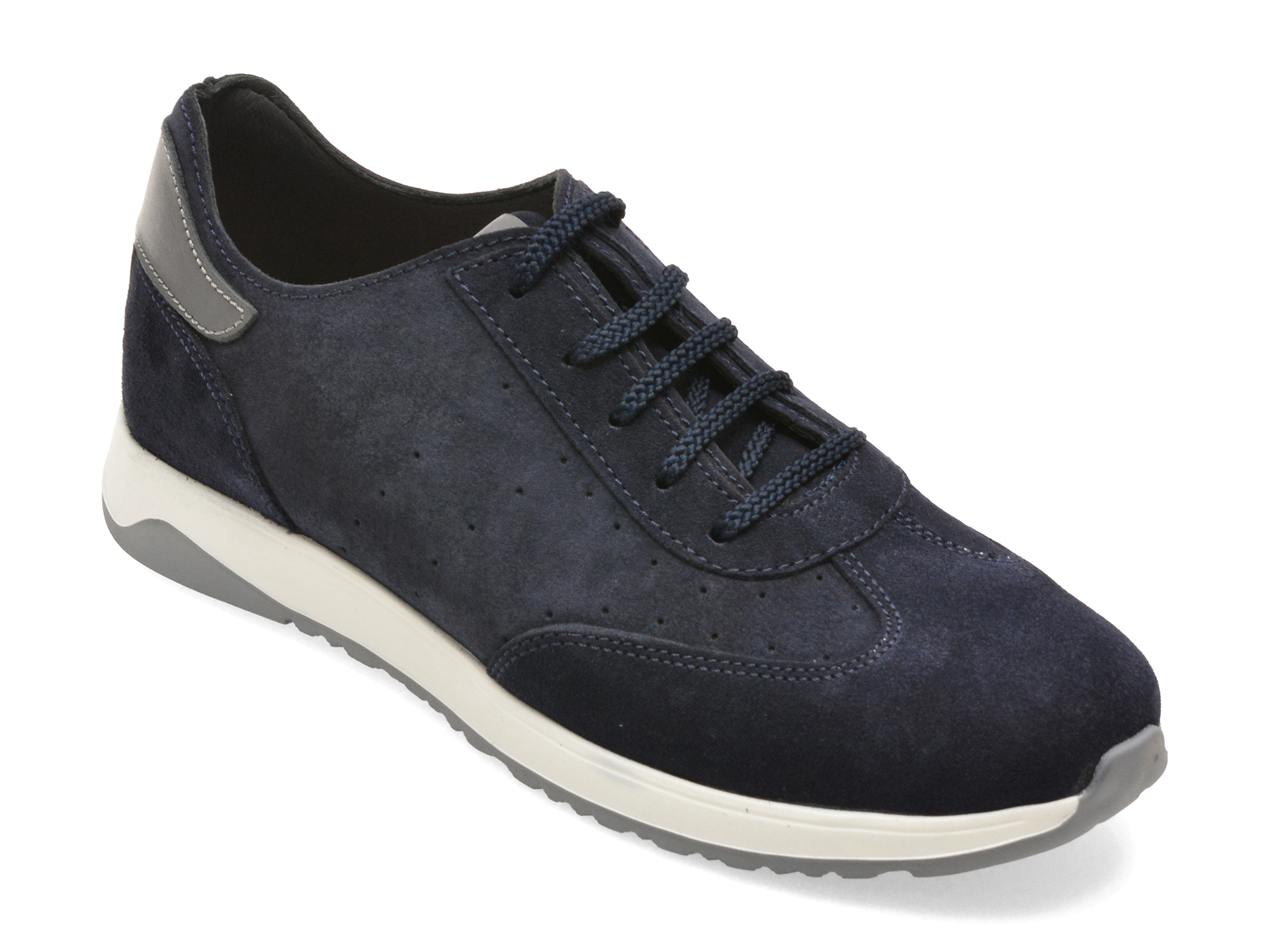 Pantofi sport OTTER bleumarin, 2250, din piele intoarsa