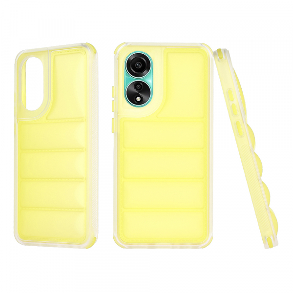 Husa pentru Oppo A78 4G, Techsuit, Wave Shield, Galbena