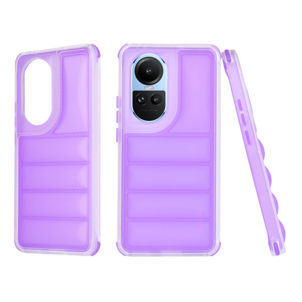 Husa pentru Oppo Reno10 / Reno10 Pro, Techsuit, Wave Shield, Mov