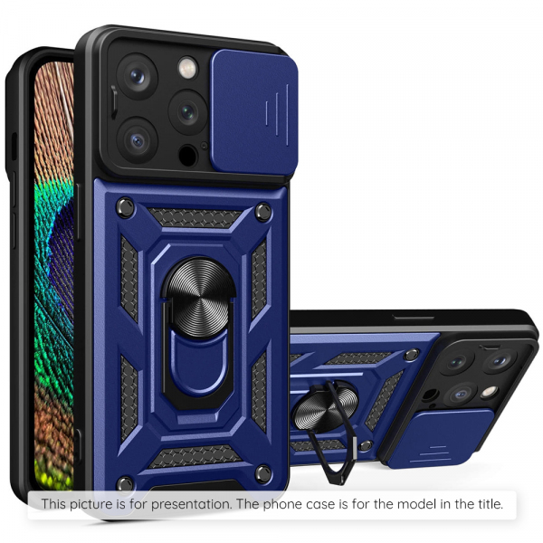 Husa pentru Oppo A5 4G, Techsuit, CamShield, Albastra