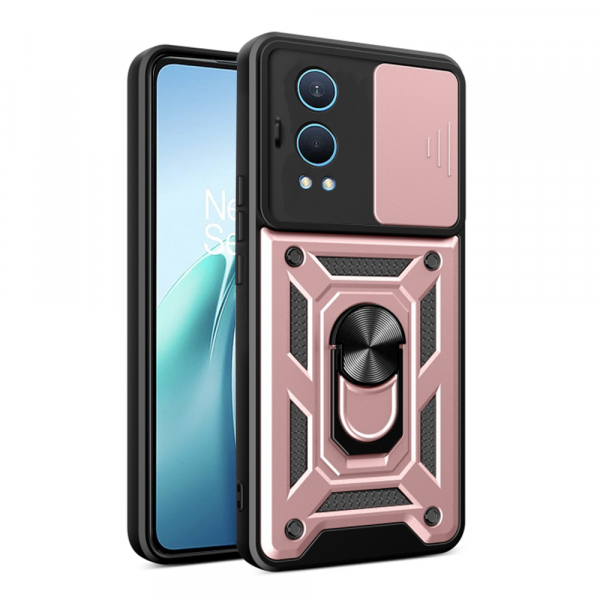 Husa pentru OnePlus Nord CE4 Lite, Techsuit, CamShield, Roz