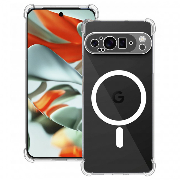Husa MagSafe pentru Google Pixel 9 Pro XL, Techsuit, Shockproof, Transparenta
