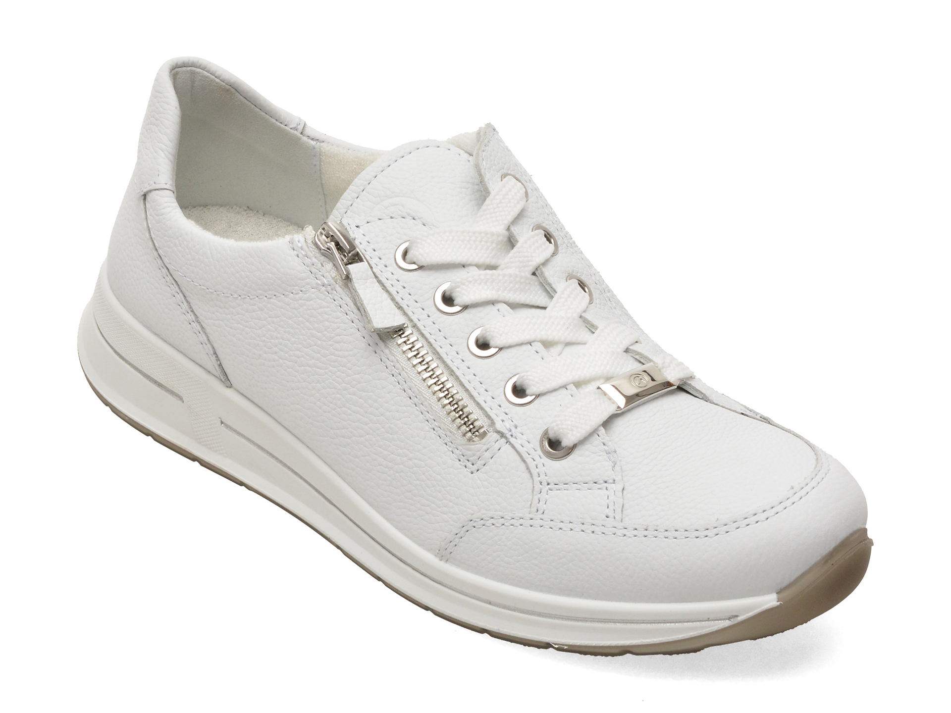Pantofi sport ARA albi, 54801, din piele naturala