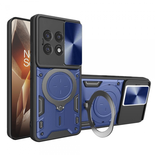 Husa pentru OnePlus 13R, Techsuit, CamGuard Pro, Albastra