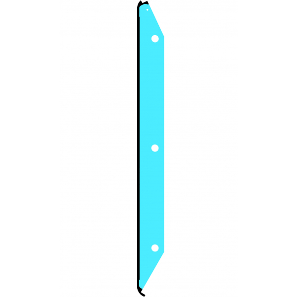 Adeziv Display Samsung Galaxy Tab A9+, Stanga, Service Pack GH81-24539A