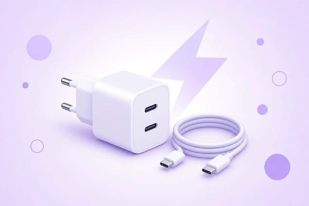 Ghid încărcător rapid 2026: GaN, USB-C PD și de ce 65 W pe trei porturi nu dau 65 pe fiecare